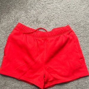 SKIMS Red Athletic Shorts